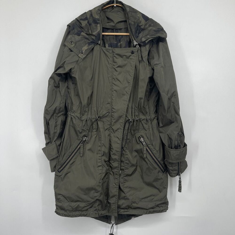SAM. Olive Utility Anorak Jacket with Hood
